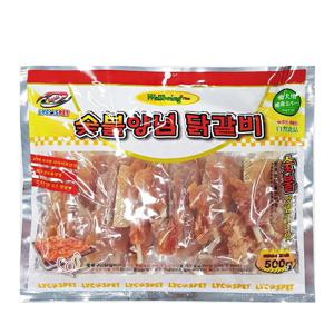 써니 숯불 우유닭갈비 미니 (500g) 숯불 우유닭갈비 건조간식 강아지