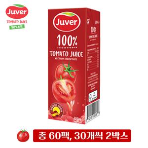 JUVER 후버 NFC 100% 토마토주스 200ml * 60팩