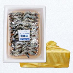 Fresh 25년 명절 설날 추석 선물세트 블랙타이거새우 선물세트 1kg 20미 바구니+아이스박스+보자기포장