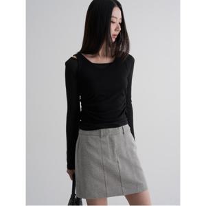 레이어드 저지탑  블랙 (125941MQ85)