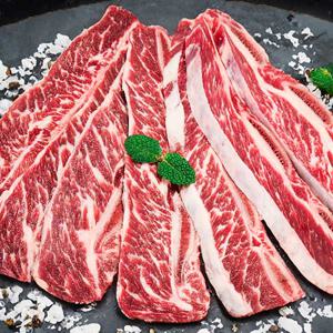 육미당  호주청정우 손질 필요없는 어린소 LA 꽃갈비 800g