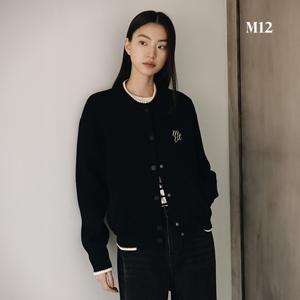[온플] [3만원인하] M12 25SS 여성 울블렌디드 니팅 보머 점퍼