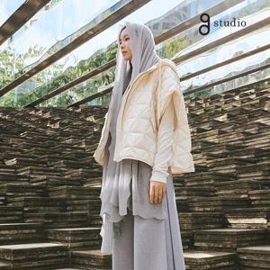 지스튜디오 25FW 캐시미어100 니트숄