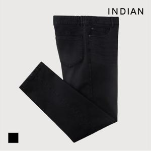 [INDIAN] 사이드밴딩 슬림 블랙데님 팬츠_MIUDL3F8481