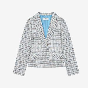 [정상가459,000원]더블버튼트위드재킷BKJAC2114