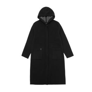 센존블루라벨 25FW 라쿤 배색 후드 코트
