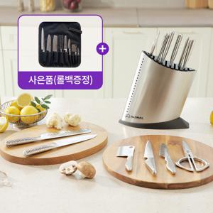 글로벌나이프 7종 풀세트(나이프 5종+나이프블록+가위)+롤백