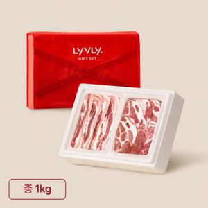 [농협 라이블리] 스페셜 한돈 선물세트 6호 (한돈 삼겹살 500g, 목살 500g)