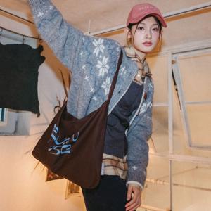 [정상가 49,000원] 캔버스 에코백 FR_BR (MSXFBF101BRFR)