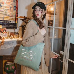 [정상가 59,000원] 코듀로이 에코백 FR_MT (MSXFBF102MTFR)