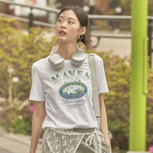 [정상가 49,000원] 셀피 메이븐 티셔츠 WH (MWYSWF913WH)