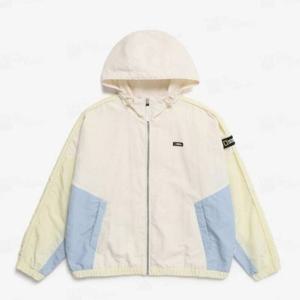내셔널지오그래픽 여성 우븐 배색 트레이닝 풀집업 자켓 N231WFT090
