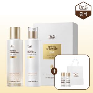 [추석/NEW]리바이탈 인헨서 EGF 토너&에멀전 세트 (+쇼핑백+기초 10mL 2종)