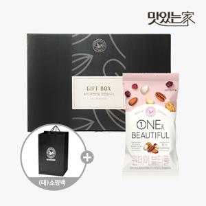 [산과들에] 하루견과 원데이뷰티풀 50입 선물세트 +쇼핑백 추석선물/명절선물/견과류선물/답례품