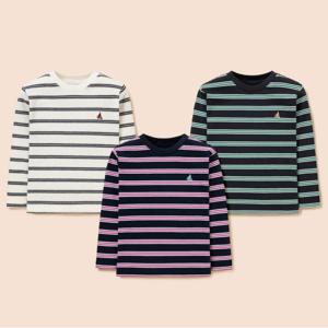 [10%OFF]25FW 멀티 스트라이프 긴팔 티셔츠