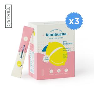 착한습관 콤부차 핑크레모네이드 5gx30포 3팩