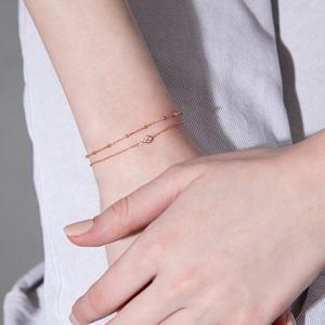 [스톤헨지] 더블 체인 실버 팔찌 SC1765