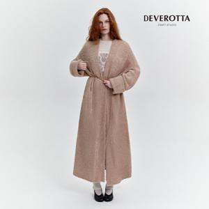 드베로타 25FW 이태리알파카 롱니트코트+벨트