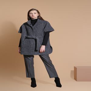 furina 알파카 블렌드 볼레로 로브 케이프