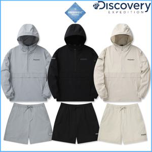 디스커버리 공용 후드 반바지 트레이닝세트 DXTR72043,DXTB74043