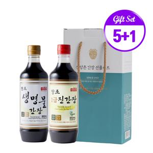 신앙촌 특선 1급 3-1호 5+1세트 양조간장 선물세트