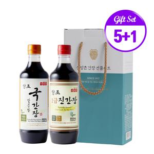 신앙촌 특선 1급 4-1호 5+1세트 양조간장 선물세트