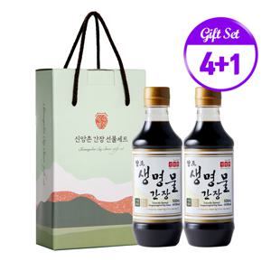 신앙촌 K 2-1호 4+1세트 양조간장 선물세트