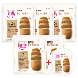 곤약빵통밀치아바타 240g(60g 4입) 5+1개