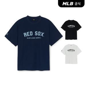 [공식]  바시티 빅로고 오버핏 반팔 티셔츠 (3 COLOR)