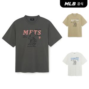 [공식] 25F 라이프스타일 그래픽 오버핏 반팔 티셔츠 (3 COLOR) 3ATSN0154
