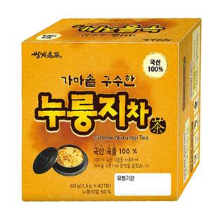 쌍계 구수한 누룽지차 1.5gx40T