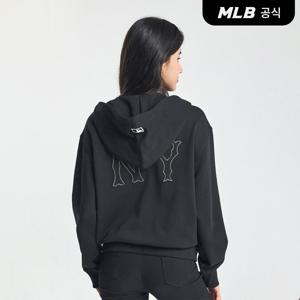 [공식] 쿠퍼스 등판 빅로고 오버핏 후드집업 NY (Black)