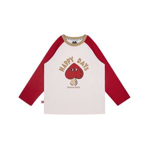 머시룸래글런 긴팔티셔츠 BK5FTL12RE