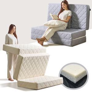 세인트블랑 허리에좋은 에어로셀 토퍼 3단 접이식 매트리스 15cm SS