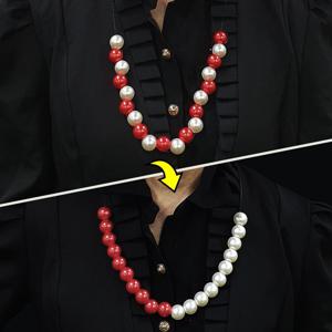 제이엘 진주목걸이 마술 진주목걸이 목걸이마술 구슬마술 구슬 구슬이동 진주이동 하얀색 빨간색