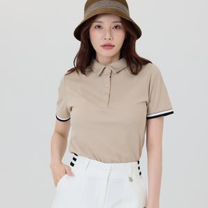 여성골프웨어 모던라인 반팔 카라티셔츠