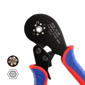 펜홀 고급압착기 6각 페놀 페롤 단자 VXC9 16-6N 야토 터미널 수공구 전기공구 전선공구