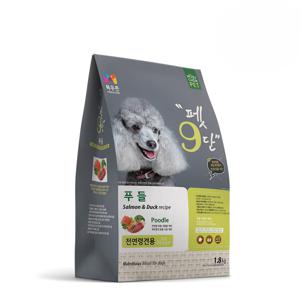 펫9단 강아지 반습식 사료 푸들전용 1.8kg