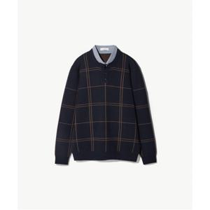 [DIEMS] WARM 헨리넥 레이어드 셔츠_네이비 (클래식핏)-DKTVD14CCN