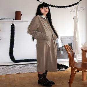Menasoo Made Corduroy Two Way Long Skirt_Beige