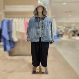 [톰보이] 후드 포인트 데님 셔켓 9175313972