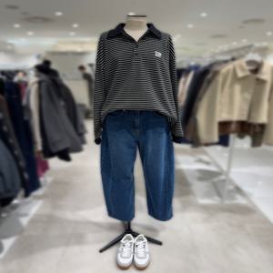 [톰보이] 뒷밴딩 스트레이트 데님 팬츠 9175462981