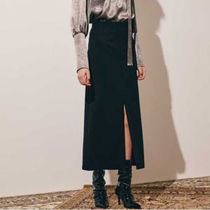 [MIbyY][최초가199,000]프론트 슬릿 스트레이트 롱 스커트