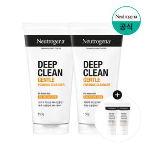 딥클린 젠틀 포밍 클렌저 150g x2 +(증)젠틀 포밍 클렌저 10g x2