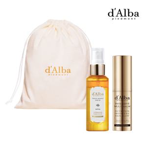 [d'Alba] 로얄 화이트트러플 세럼+멀티밤+화이트벨벳파우치