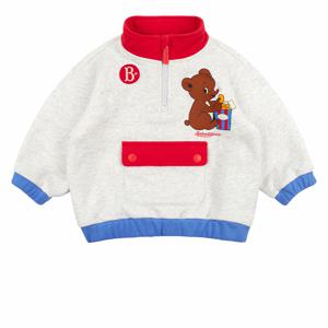 [정상가49000원] 위티베어베이비컬러블럭맨투맨티셔츠_BP44MR119