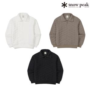 [최초가:129,000원] 퀼팅 여성 반집업 맨투맨 캠핑룩 긴팔티셔츠 S24WWFZT35_BS_C