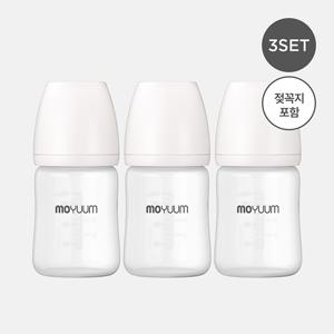 실리콘 코팅 유리젖병 150ml 트리플팩