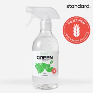 스탠다드 에코그린 살균소독수 500ml 곡물발효주정 식품첨가물 에탄올 식중독예방 도마주방기구 국내생산