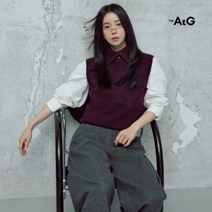 더엣지 25FW 울혼방 카라 버튼업 베스트 3종